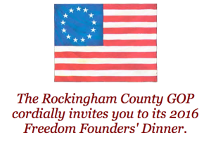 Rockingham County GOP 2016 Founders Dinner logo