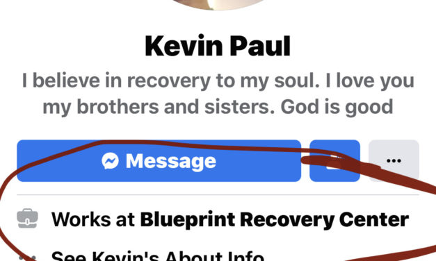 Kevin Paul:  Not just a “sober home” resident
