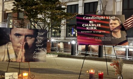 Vigil Held for Charlie Kirk in Manchester