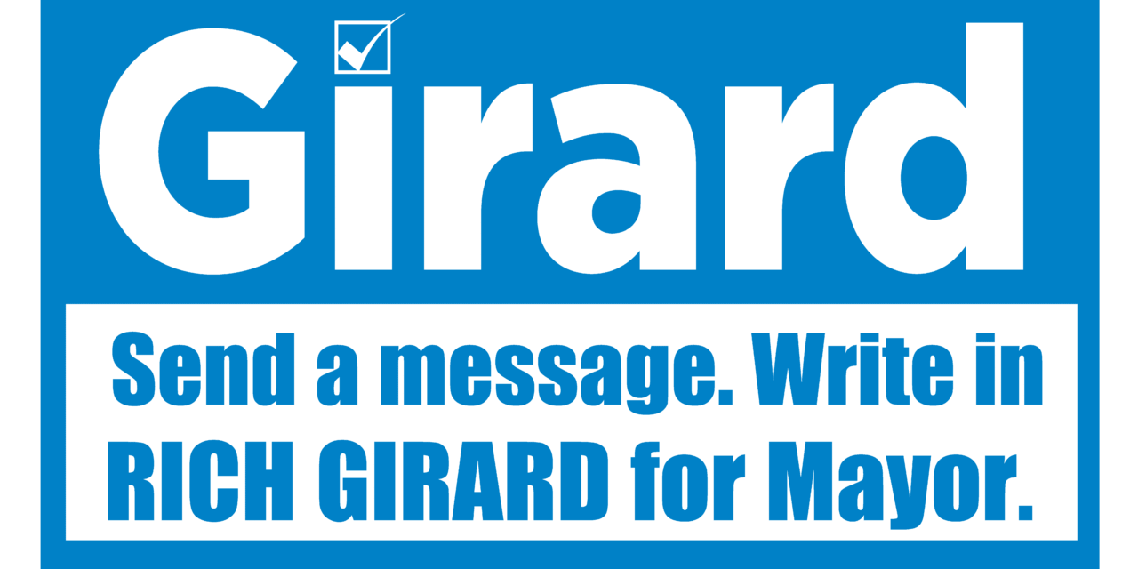 Girard endorses candidates, launches write in campaign for Manchester mayor